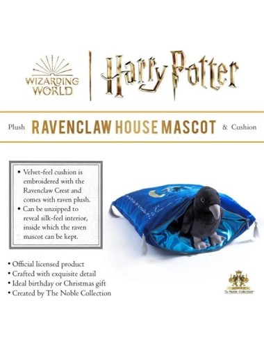 Peluche et coussin de la Maison de Serdaigle - Harry Potter