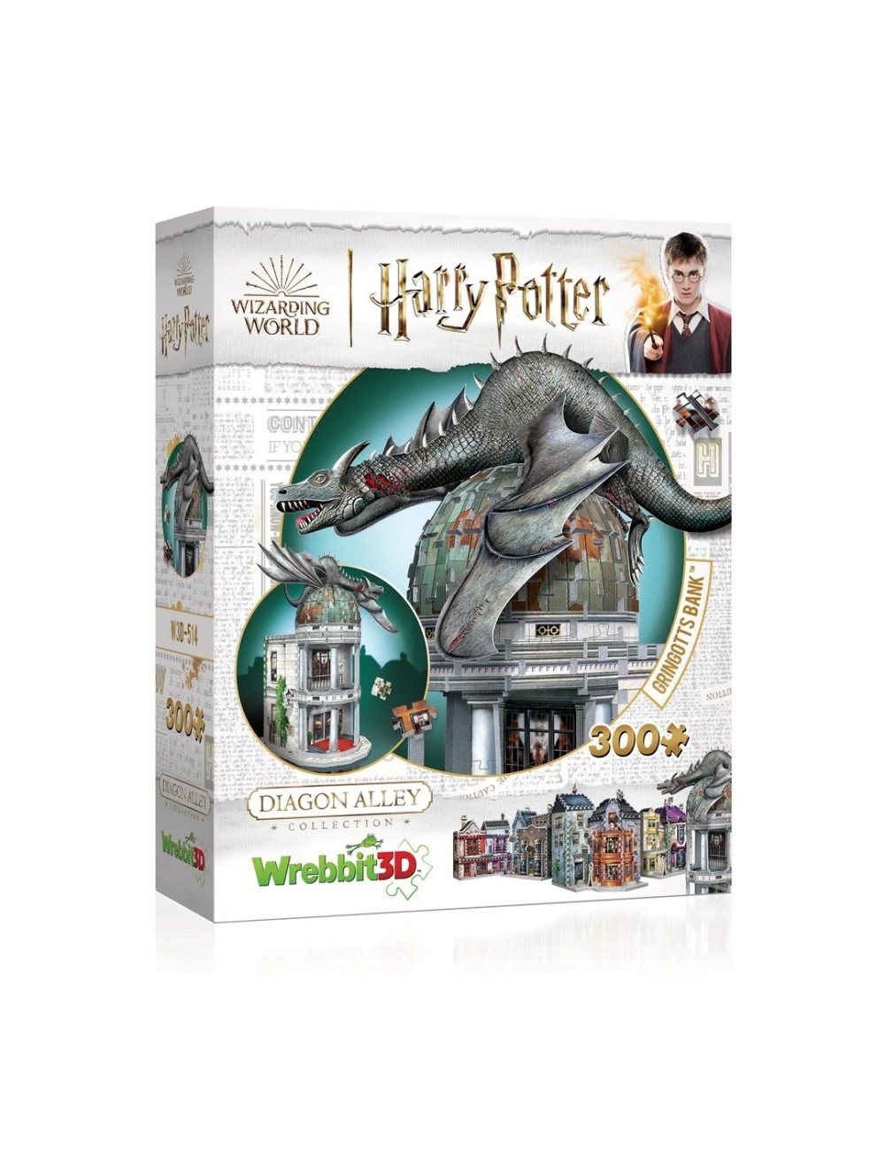 Banque de Gringotts - Puzzle 3D Wrebbit - Harry Potter