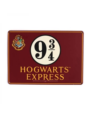 Plaque en aluminium Plateforme 9 3/4