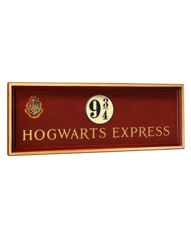 Plaque Poudlard express quai 9 3/4
