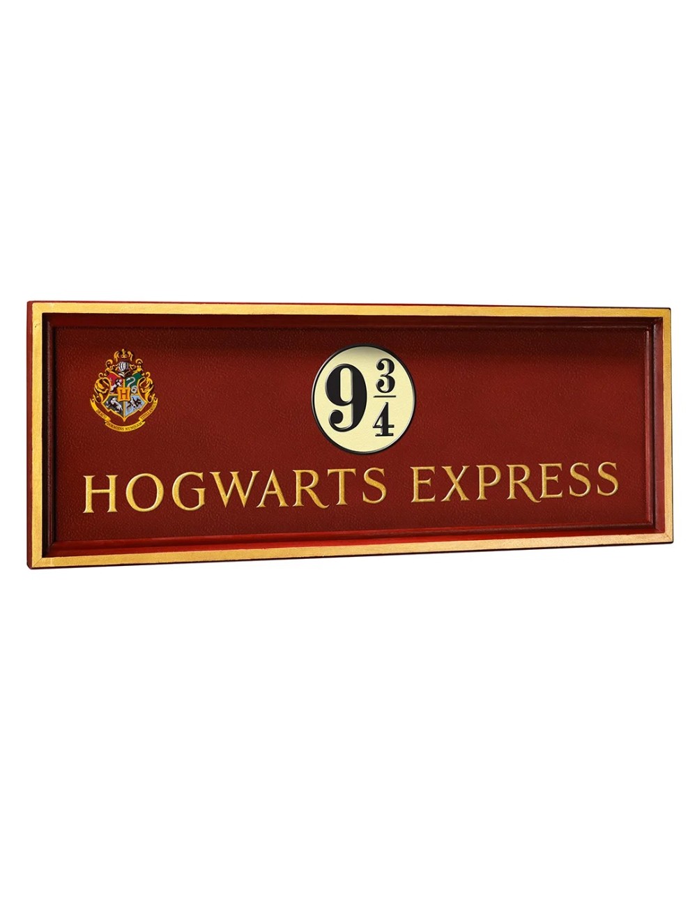 Plaque Poudlard express quai 9 3/4