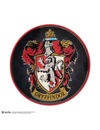 Plaque ronde en aluminium Gryffondor - Harry Potter