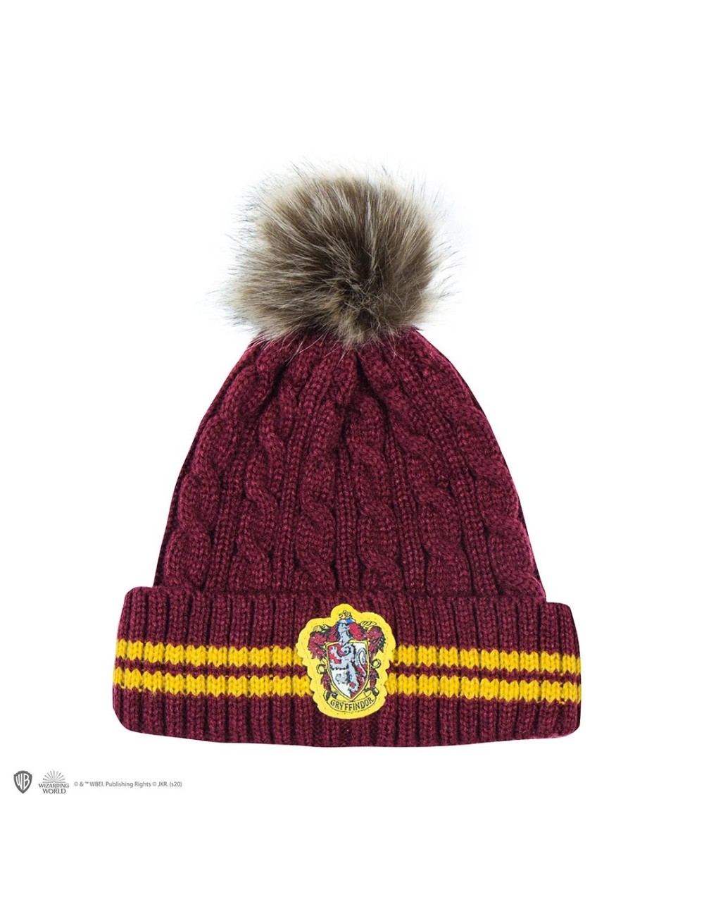 Bonnet à Pompon - Gryffondor pourpre et or - Harry Potter