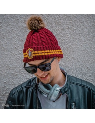 Bonnet à Pompon - Gryffondor pourpre et or - Harry Potter