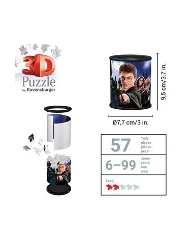 Puzzle 3D 54 pièces - Harry Potter - Pot à crayons