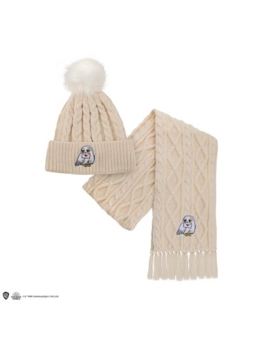 Set bonnet et écharpe Hedwige - Harry Potter