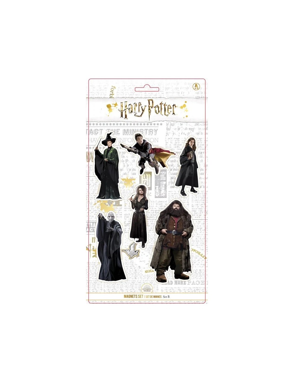 Set de 6 magnets Harry Potter – Personnages emblématiques
