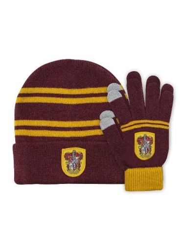 Set Enfant Gants Tactiles & Bonnet - Gryffondor