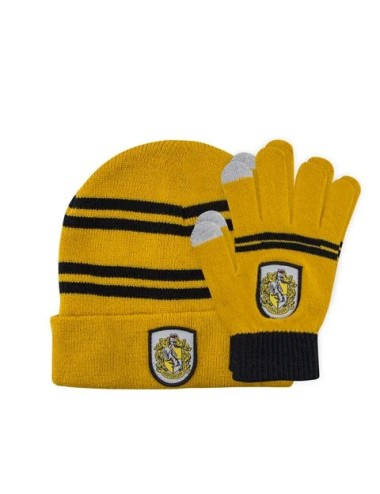 Set Enfant Gants Tactiles & Bonnet - Poufsouffle