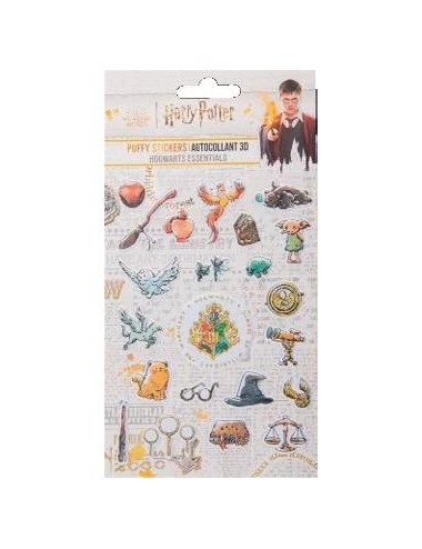 Stickers en mousse - Items de Poudlard - Harry Potter