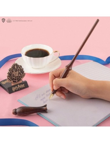 Stylo baguette Luna Lovegood et support - Harry Potter