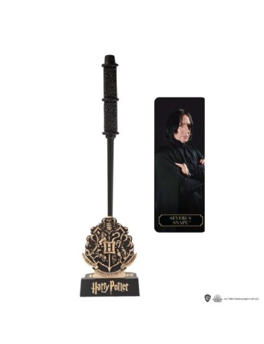 Stylo baguette Severus Rogue et support - Harry Potter