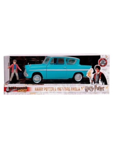 Voiture Ford Anglia + ensemble de Figurines
