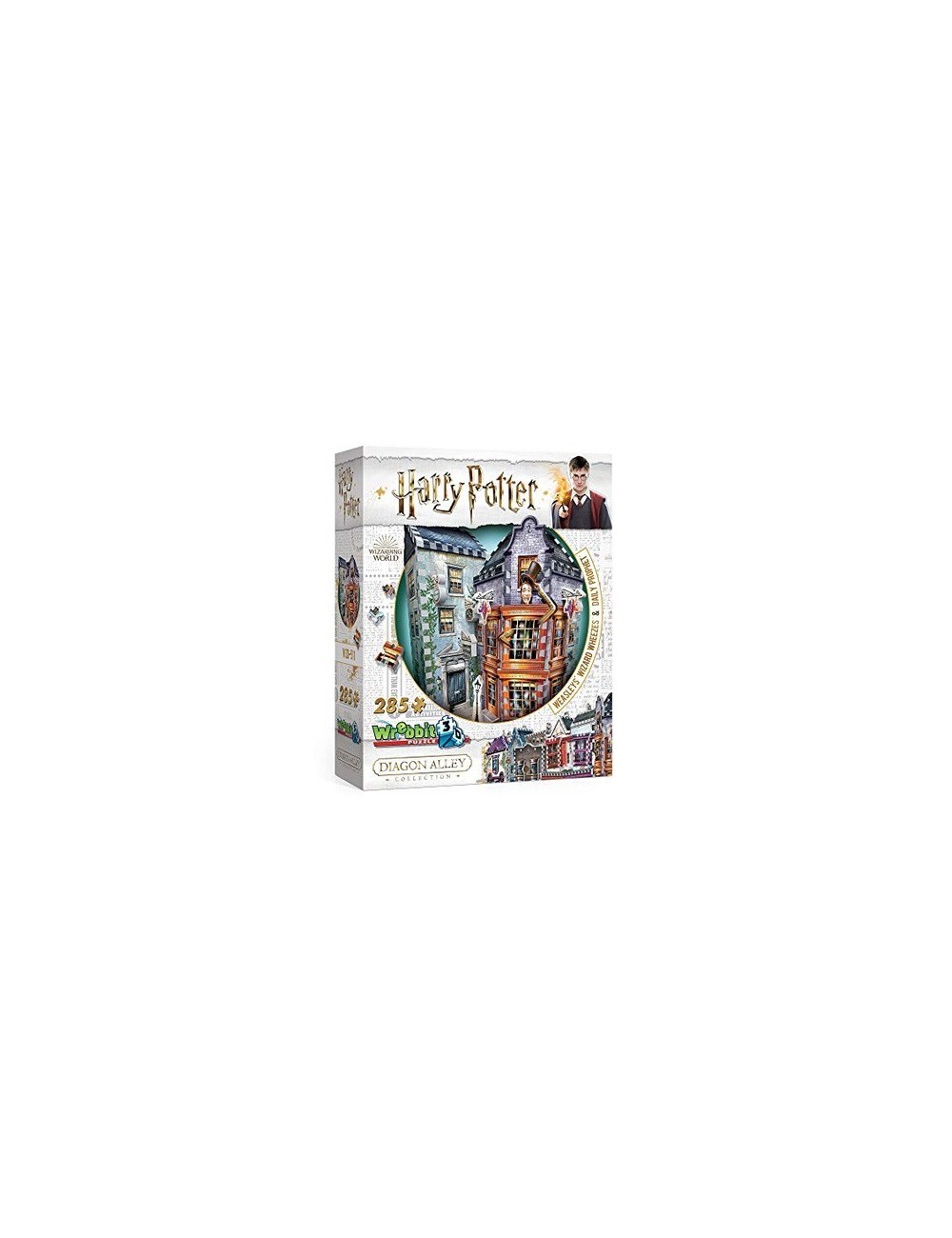 Boutiques Weasley, Farces pour sorciers facétieux et Daily Prophet - puzzle 3D Wrebbit - Harry Potter