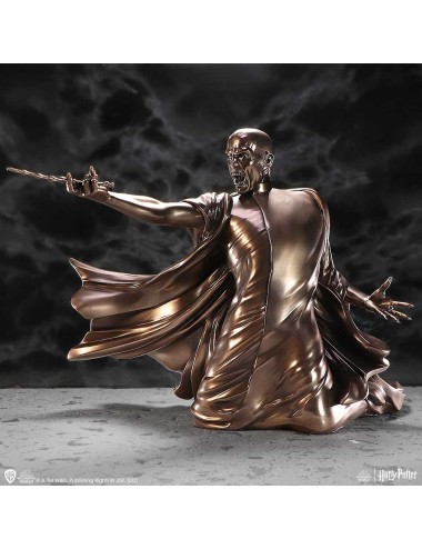 Statue Voldemort en duel – Finition bronze – Harry Potter
