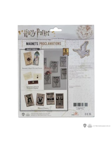 Set de 6 aimants Proclamations de Dolores Ombrage – Harry Potter
