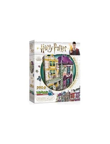 Boutiques Madame Guipure et Florean Fortescue - puzzle 3D Wrebbit - Harry Potter