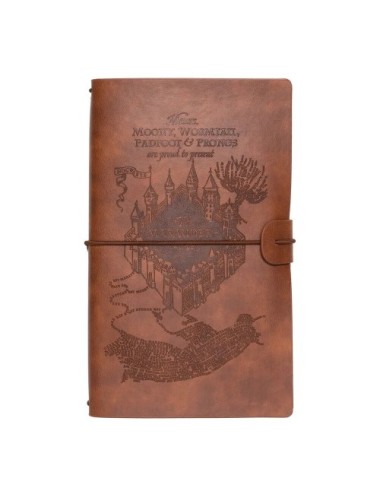 Cahier de voyage de la carte du Maraudeur Harry Potter