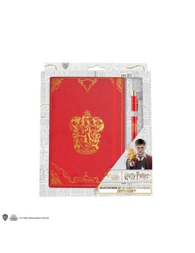 Carnet deluxe et stylo Gryffondor - Harry Potter