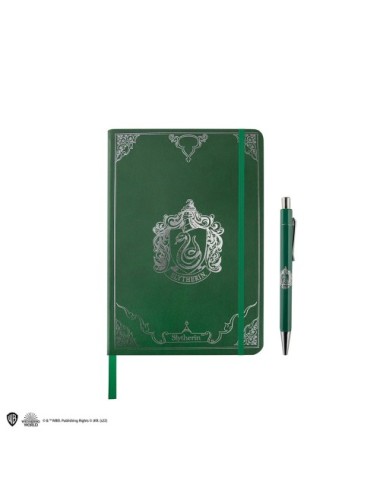 Carnet deluxe et stylo Serpentard- Harry Potter