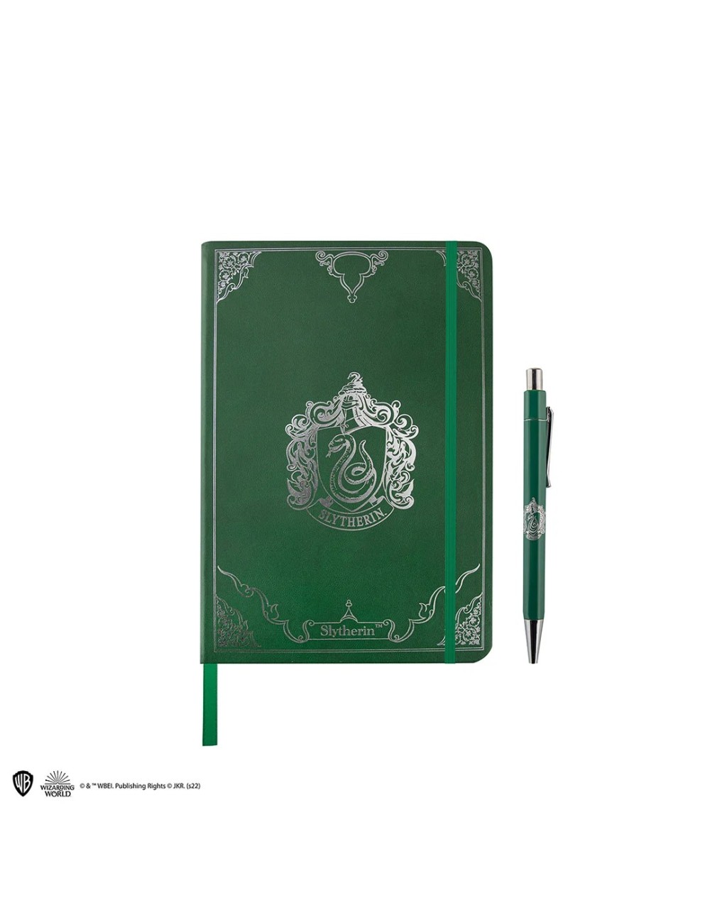 Carnet deluxe et stylo Serpentard- Harry Potter