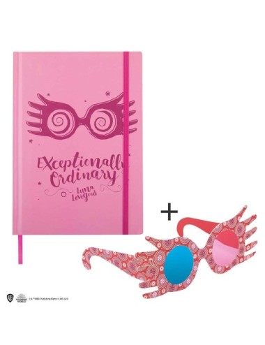 Carnet rigide et marque-page - Luna Lovegood