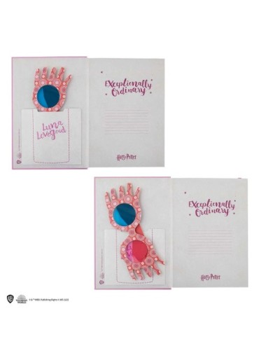 Carnet rigide et marque-page - Luna Lovegood
