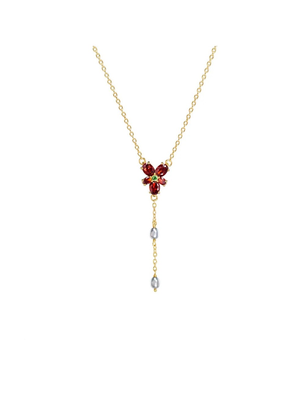Collier Cristal Rouge d'Hermione