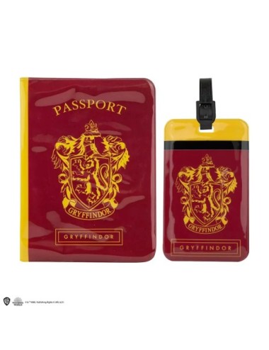 Couverture de Passeport et Porte-étiquette  Gryffondor - Harry Potter