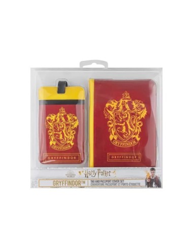 Couverture de Passeport et Porte-étiquette  Gryffondor - Harry Potter