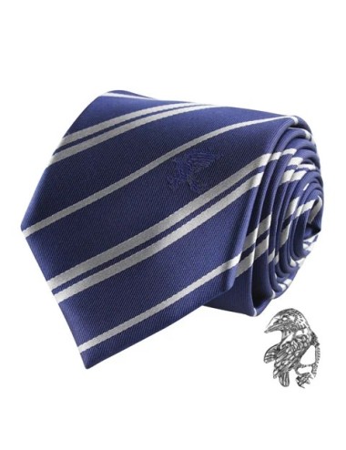 Cravate Deluxe Serdaigle avec pin’s - Harry Potter