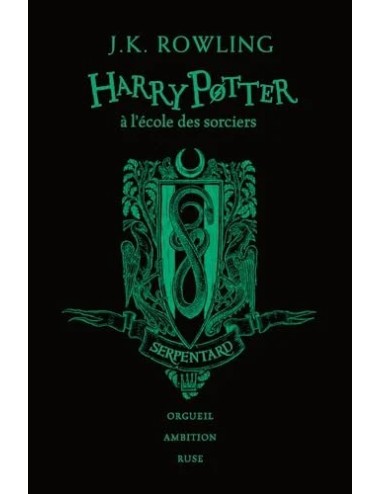 HARRY POTTER A L'ECOLE DES SORCIERS - EDITION 20 ANS SERPENTARD