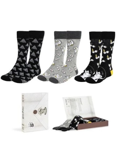 Harry Potter pack 3 chaussettes adultes