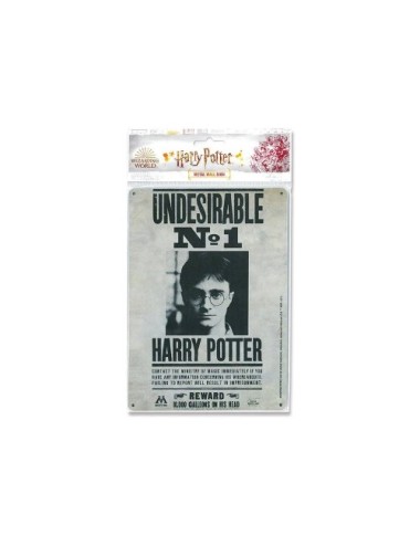 Harry Potter Panneau métal Undiserable