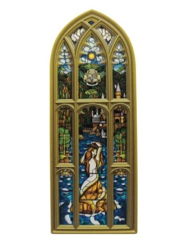 Harry Potter panneau résine Mermaid Stained Glass Window